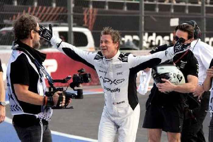 Brad Pitt 'faints' on F1 track in Las Vegas as leaked footage emerges