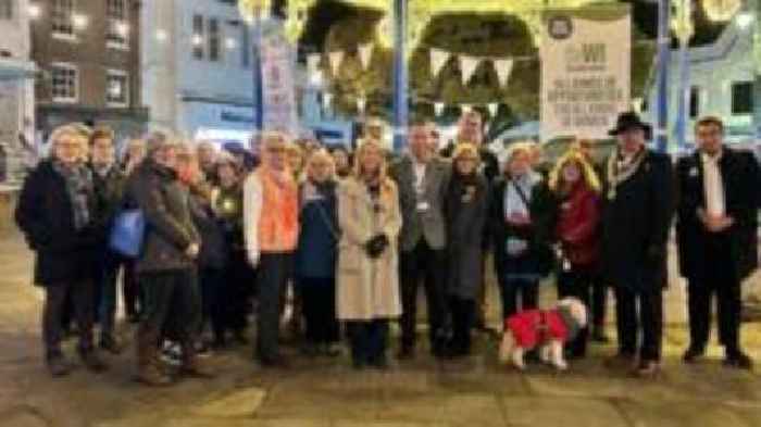 Women's Institute stages anti-violence vigils