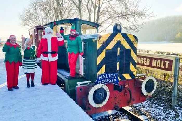 Christmas comes to East Yorkshire’s heritage railway - see Santa, enjoy a train ride and take home a tree