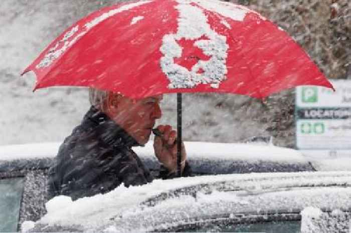 UK faces 1cm snow per hour this week with three parts of England worst-hit