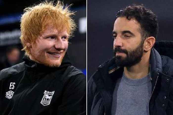 Ed Sheeran a 'self-serving prat' for crashing Ruben Amorim's Man Utd interview