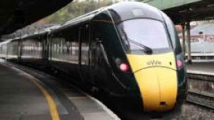 Trains disrupted as burst water main floods line