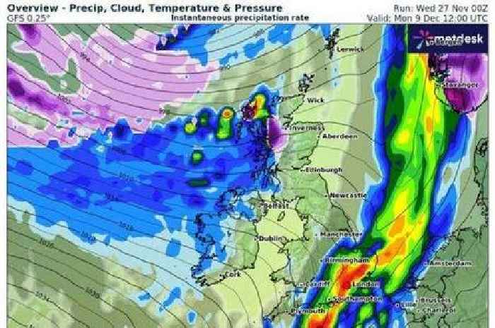 Exact times and areas snow to hit in 60-hour blizzard as Arctic blast looms