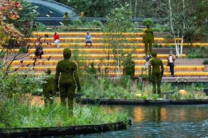 Glimpse of Cornwall's Eden Project installed in London's business district