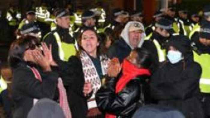 Protest arrests after seven detained over links to Kurdish rebel group PKK