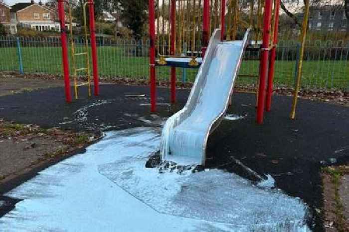 'Mindless vandalism' leads to Herts playground closure