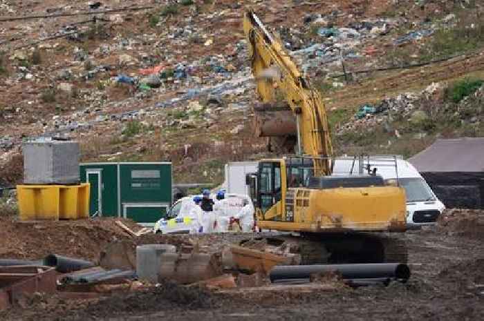 Photos show police searching Colchester landfill site linked to Chelmsford murder investigation