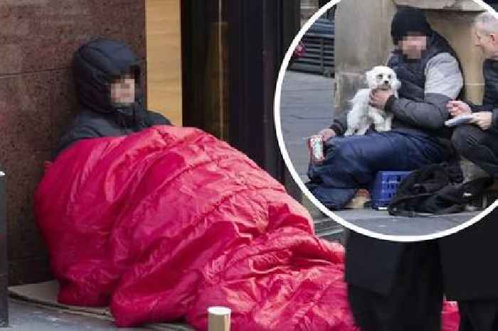 Homelessness explosion sees record numbers claiming to sleep rough in Scotland's biggest city