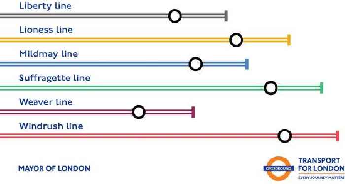 London Overground rebrand goes live: Here are the new names and colours of the lines