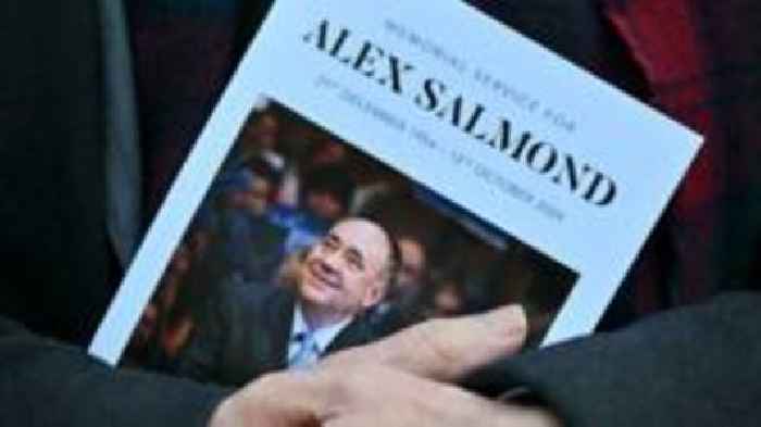 Watch: Alex Salmond remembered at St Giles' memorial