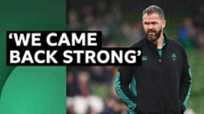 Watch: Andy Farrell on Ireland's comeback win over Australia