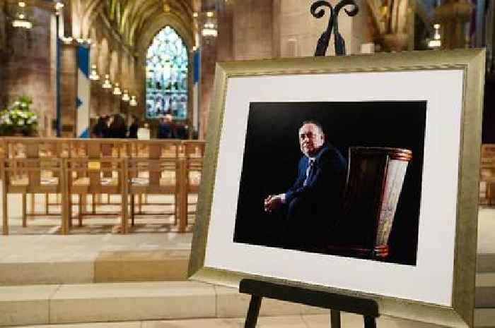 Alex Salmond hailed as 'giant of a man' as hundreds gather for memorial service