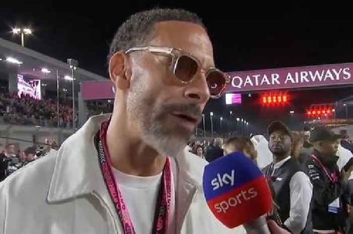 Rio Ferdinand delivers epic Liverpool and Man City snub during Qatar Grand Prix live TV interview