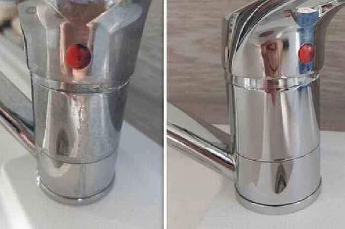 I removed stubborn limescale from my kitchen tap in 30 minutes using two ingredients