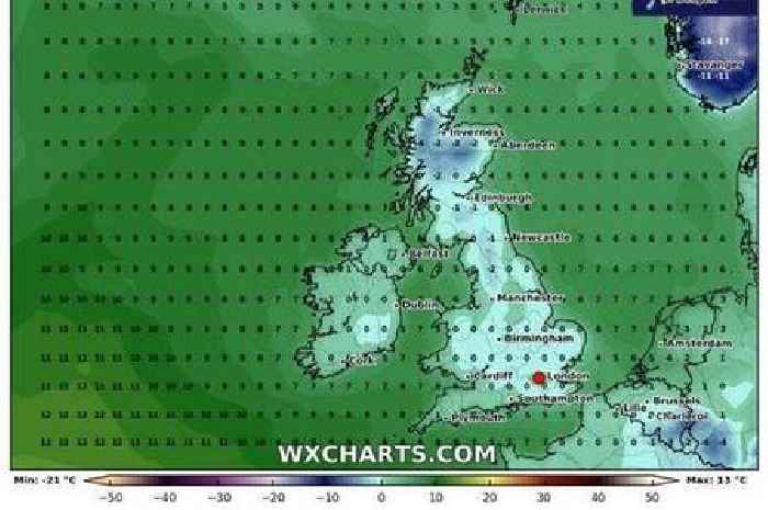 UK snow bomb to cover almost every corner of Britain - latest weather maps