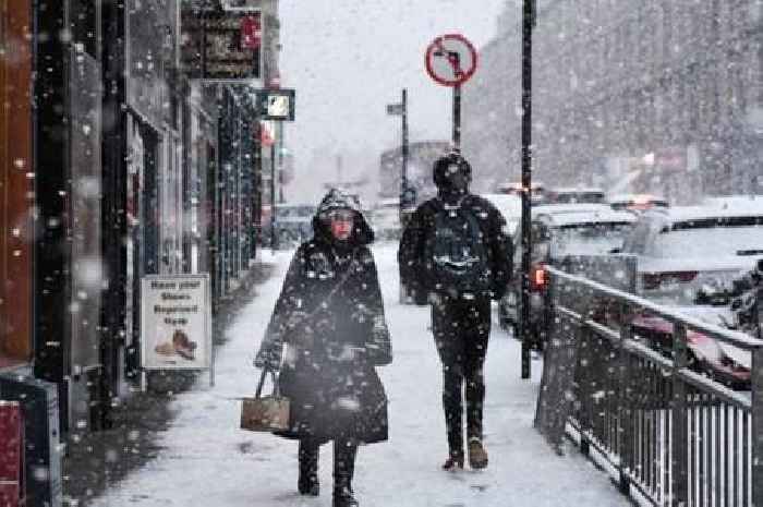 UK snow maps show 'four parts' of UK face being pummelled from Friday