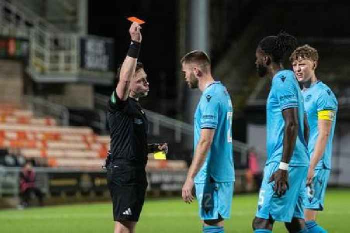 Stephen Robinson left with a defensive headache after Marcus Fraser's red card