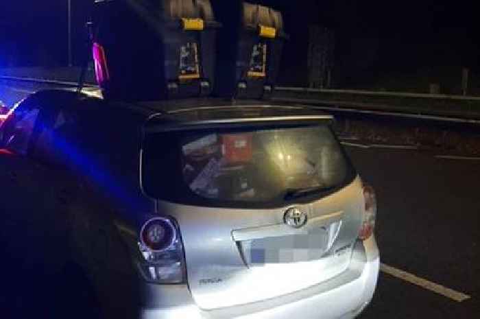 Police seize car 'jampacked' with Christmas presents