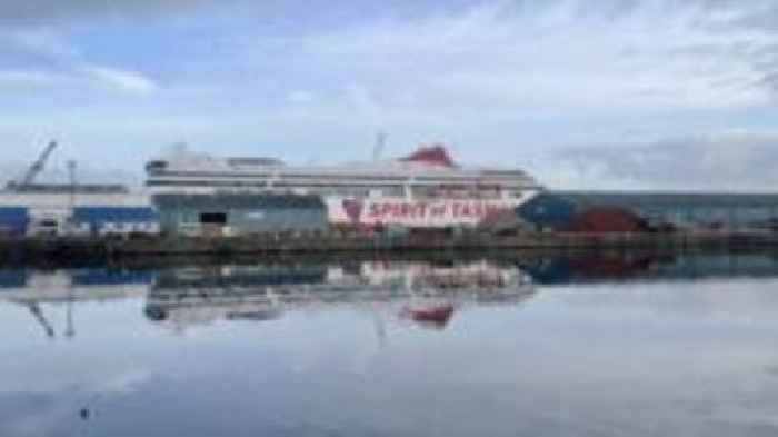 Australian 'ferries fiasco' ship docks in Edinburgh