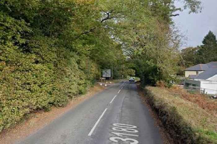 Live: Devon road closed both ways after two-vehicle crash