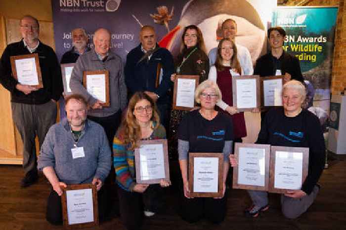  The UK’s ‘nature heroes’ announced – winners of the NBN Awards for Wildlife Recording 2024