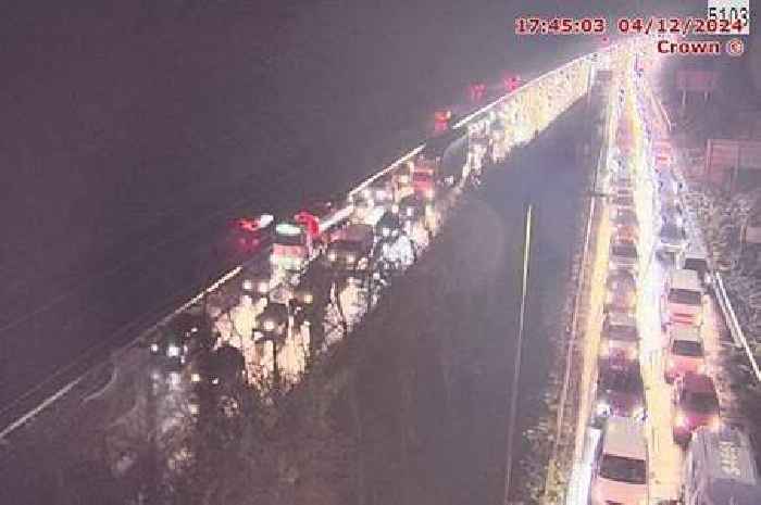 Live M4 updates as three vehicle crash causing severe delays