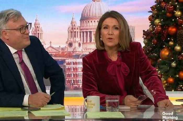 GMB's Ed Balls 'cut off' screen as Susanna Reid forced to interview alone in awkward blunder