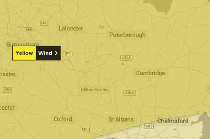 Met Office names Storm Darragh as weather warnings issued for Cambridge, Peterborough and Ely