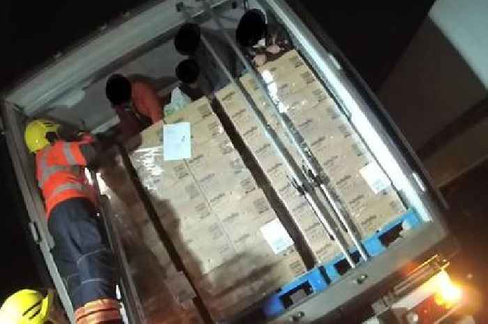 Seven men found in lorry full of Nutella at Cambridgeshire service station