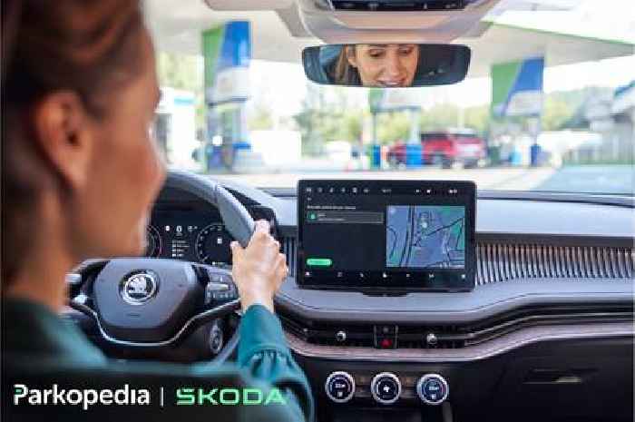  Škoda and Parkopedia enhance valued in-car payment service