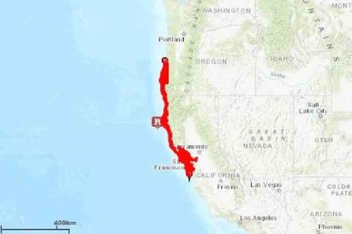 Tsunami warning after massive earthquake hits US west coast