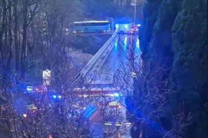 Pontypridd emergency live updates as van seen in River Taff