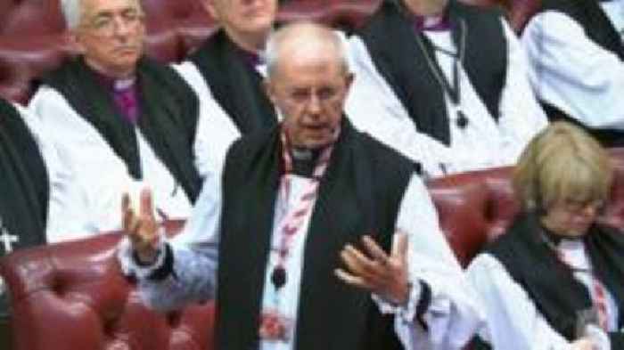 Justin Welby says sorry for hurting abuse survivors in final Lords speech