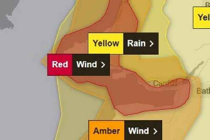 Met Office issues rare red danger to life warning for Devon