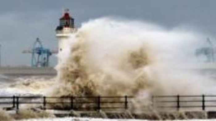 Rare red wind warning issued as Storm Darragh approaches