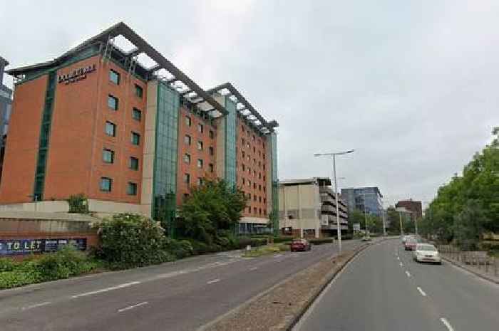 Major Woking road closed after Storm Darragh rips through town