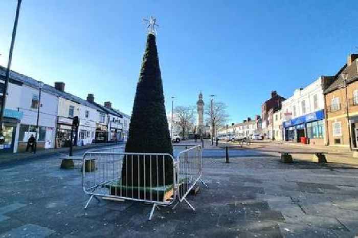 Plans for the Christmas light switch on in town centre have changed