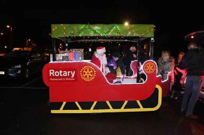 Santa will be returning to Wishaw with his sleigh thanks to Rotary club