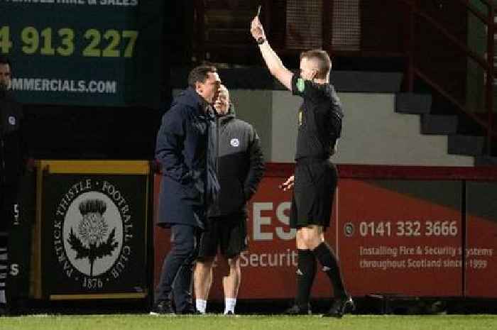 Scott Brown slams 'disrespectful' referee Calum Scott as Ayr United undone by late Partick penalty call