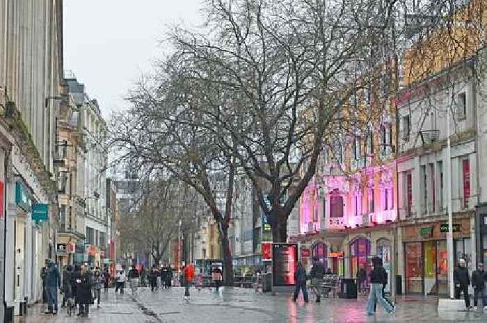 Storm Darragh: The eerie state of Cardiff city centre on what was meant to be one of the busiest weekends of the year