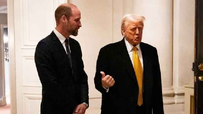 Trump says Prince William 'doing fantastic job' as they meet for a second time in Paris