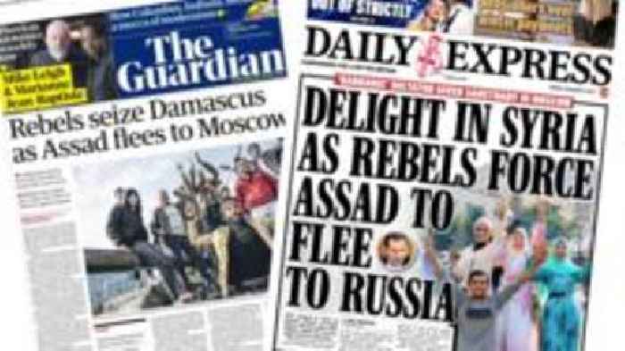 Papers report on 'delight' in Syria but warn of uncertainty ahead