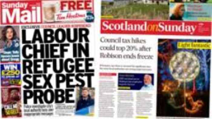 Scotland's papers: Labour chief police probe and tax rise fears
