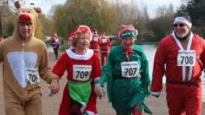 Santa Run goes green after festive suits discarded