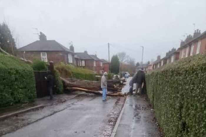 Met Office hits Stoke-on-Trent with new weather warning as Storm Darragh rages