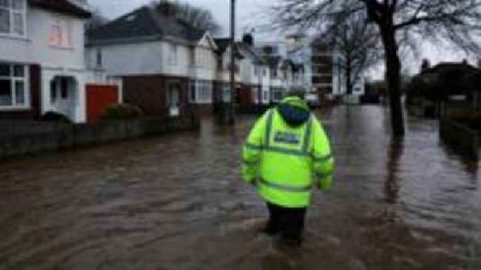 Flood warnings in aftermath of Darragh