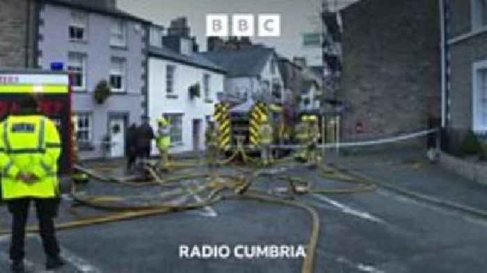 Kirkby Lonsdale Main Street fire