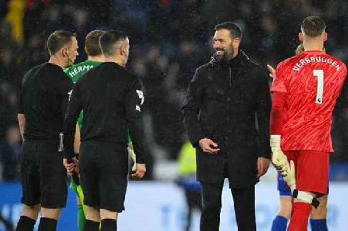 Ruud van Nistelrooy tells Leicester City squad what they need to stay in Premier League