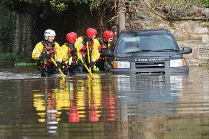 'Risk to life' as flood warning flashes red as river levels rise after Storm Darragh