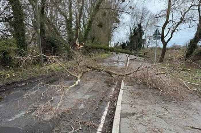 Storm Darragh live updates with 'red alert' flood warnings and road closures in Gloucestershire on Monday